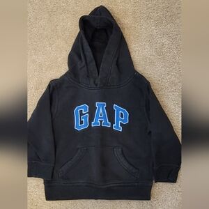 BabyGap Toddler Black Hooded Sweatshirt Size 4T
